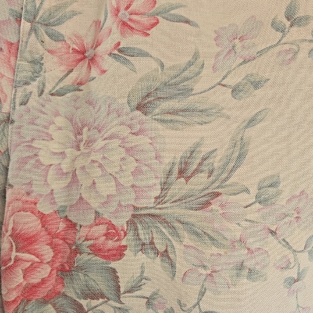 Lauren Ralph Lauren Women's Floral Linen Blend Pants, Size 4, Beige Rose Print - Picture 3 of 15